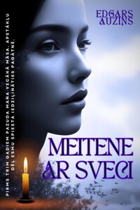 Meitene ar sveci